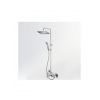 Eurorama Quadra Ρυθμιζόμενη Στήλη Ντουζ με Μπαταρία 83-144cm - Στήλες Ντουζ - Υδρομασάζ στο AFOI TOGIA