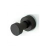 Geesa Nemox Άγκιστρο Μπάνιου Μονό με Βίδες ​3x3cm Black Matt - Άγκιστρα στο AFOI TOGIA