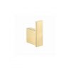 Sanco Monogramm Άγκιστρο Μπάνιου Μονό με Βίδες 2x6.5cm Brushed Brass - Άγκιστρα στο AFOI TOGIA