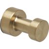 Geesa Nemox Άγκιστρο Μπάνιου Μονό ​3x3cm Gold Brushed - Άγκιστρα στο AFOI TOGIA
