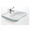 Ponte Giulio 130 Series Wall Hanging Porcelain Washbasin 68x53cm White - Hanging στο AFOI TOGIA