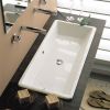 Scarabeo Gaia Inset Porcelain Washbasin 87x39.5cm White - Inserts στο AFOI TOGIA