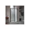 CABIN SHOWER DOOR Devon Primus Plus 140 (137-141cm) Pivot + Infill Black Matt - Cabins στο AFOI TOGIA