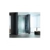 Devon Noxx Διαχωριστικό Ντουζιέρας με Συρόμενη Πόρτα 117-119x200cm Clean Glass Black Brushed - Ελεύθερη τοποθέτηση στο AFOI TOGIA