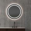 Luminor Polar Στρογγυλός Καθρέπτης Μπάνιου με Φως 59x59cm - Καθρέφτες στο AFOI TOGIA