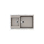 Schock Cristalite Element Ένθετος Νεροχύτης από Συνθετικό Γρανίτη Μ86xΠ50cm Concrete Beton - Γρανίτες στο AFOI TOGIA