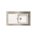 Schock Cristadur Mono Ένθετος Νεροχύτης από Συνθετικό Γρανίτη Μ100xΠ51cm Polaris - Γρανίτες στο AFOI TOGIA