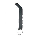 Icos Astrea Στήλη Υδρομασάζ 140cm Black Matt - Στήλες Ντουζ - Υδρομασάζ στο AFOI TOGIA