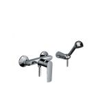 Eurorama Klint 142150 Αναμεικτική Μπαταρία Ντουζιέρας Πλήρες Σετ Ασημί - Λουτρού στο AFOI TOGIA