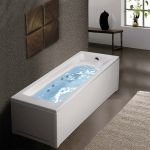 Sirene Cubic Ορθογώνια Υδρομασάζ 170x75 cm - Ορθογώνια στο AFOI TOGIA