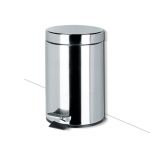 Geesa Standard Inox Καλαθάκι Μπάνιου 3lt Ασημί - Χαρτοδοχεία στο AFOI TOGIA
