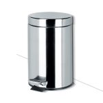 Geesa Standard 6345 Inox Καλαθάκι Μπάνιου 5lt Ασημί - Χαρτοδοχεία στο AFOI TOGIA