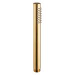 Armando Vicario Slim Ανταλλακτικό 21εκ. Φ2,3cm Τηλέφωνο Ντουζ Brushed Gold - Τηλέφωνα ντουζ σπιράλ στο AFOI TOGIA