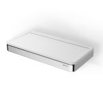 Geesa Frame Επιτοίχια Ραφιέρα Μπάνιου με 1 Ράφι White Matt - Σπογγοθήκες - Ραφιέρες στο AFOI TOGIA