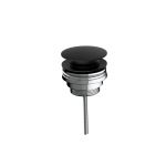 Eurorama Βαλβίδα Νιπτήρα Clic-Clac  Black Matt - Βαλβίδες στο AFOI TOGIA