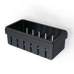 Geesa Frame  Black Matt Σπογγοθήκη-Μπουκαλοθήκη με Αφαιρούμενο Καλάθι - Σπογγοθήκες - Ραφιέρες στο AFOI TOGIA