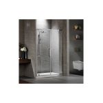 ΚΑΜΠΙΝΑ ΠΟΡΤΑ ΝΤΟΥΖΙΕΡΑΣ Devon Primus Plus 110 (107-111εκ) Pivot + Infill  Χρώμιο - Καμπίνες στο AFOI TOGIA