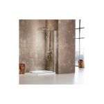 Devon Iwis Walk-In Διαχωριστικό Ντουζιέρας 87x185cm Clean Glass Chrome - Καμπίνες στο AFOI TOGIA