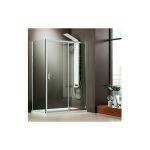 Axis Slider Διαχωριστικό Ντουζιέρας με Συρόμενη Πόρτα 107-111x185cm Clean Glass - Ελεύθερη τοποθέτηση στο AFOI TOGIA