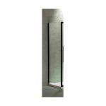 Devon Flow Side Panel Σταθερό Πλαϊνό Ντουζιέρας 80x195cm Clean Glass Black Matt - Ελεύθερη τοποθέτηση στο AFOI TOGIA
