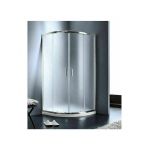 Starlet Corner Entry Καμπίνα Ντουζιέρας Ημικυκλική με Συρόμενη Πόρτα 80x80x180cm Fabric - Καμπίνες στο AFOI TOGIA