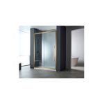 Devon Noxx Διαχωριστικό Ντουζιέρας με Συρόμενη Πόρτα 117-119x200cm Clean Glass Bronze Brushed - Ελεύθερη τοποθέτηση στο AFOI TOGIA