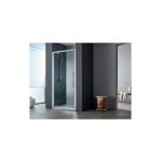 Πόρτα Ντουζιέρας Με Ανοιγόμενο Φύλλο Devon Flow Pivot 87-91x195cm Clean Glass Chrome - Καμπίνες στο AFOI TOGIA
