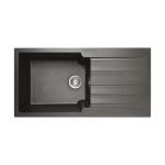 Duralit Ένθετος Νεροχύτης από Συνθετικό Γρανίτη 100x50cm Negro Grafito - Γρανίτες στο AFOI TOGIA