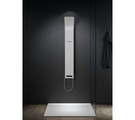 Icos Astrea Στήλη Υδρομασάζ 140cm White Matt - Στήλες Ντουζ - Υδρομασάζ στο AFOI TOGIA