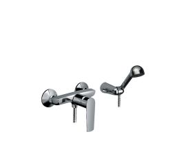 Eurorama Klint 142150 Αναμεικτική Μπαταρία Ντουζιέρας Πλήρες Σετ Ασημί - Λουτρού στο AFOI TOGIA