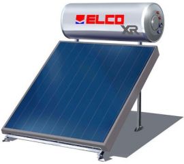 Elco EL-160 XR Ηλιακός Θερμοσίφωνας 160 λίτρων Glass Τριπλής Ενέργειας με 2.3τ.μ. Συλλέκτη - Ηλιακά στο AFOI TOGIA