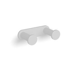 Langberger Series 280 Άγκιστρο Μπάνιου Διπλό White Matt - Άγκιστρα στο AFOI TOGIA
