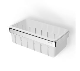 Geesa Frame Σπογγοθήκη Επιτοίχια White Matt - Σπογγοθήκες - Ραφιέρες στο AFOI TOGIA