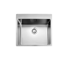 Fortinox Squadro Ένθετος Νεροχύτης Inox Σατινέ 55x50.5cm Ασημί - Inox στο AFOI TOGIA