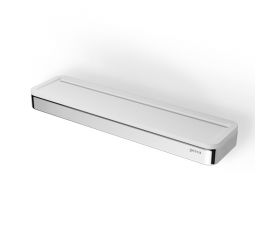 Geesa Frame Επιτοίχια Ραφιέρα Μπάνιου με 1 Ράφι White Matt - Σπογγοθήκες - Ραφιέρες στο AFOI TOGIA