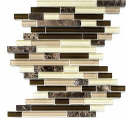 Γυάλινη Ψηφίδα Glass Mosaic D04 29,8x30,5 - Μπάνιο στο AFOI TOGIA