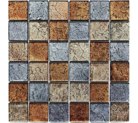 Γυάλινη Ψηφίδα Glass Mosaic D13 30,5x30,5 - Μπάνιο στο AFOI TOGIA