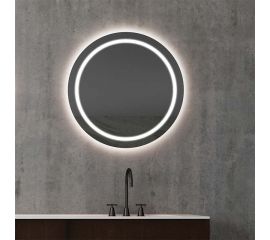 Luminor Polar Στρογγυλός Καθρέπτης Μπάνιου με Φως 78x78cm - Καθρέφτες στο AFOI TOGIA