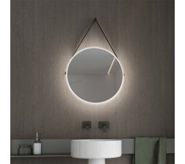 Luminor Hung Στρογγυλός Καθρέπτης Μπάνιου με Φως 45x45cm - Καθρέφτες στο AFOI TOGIA
