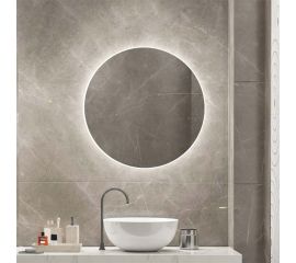 Luminor Jolly 50 Στρογγυλός Καθρέπτης Μπάνιου με Φως 50x50cm - Καθρέφτες στο AFOI TOGIA