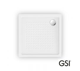 GSI Slim 4385-300 Ορθογώνια Πορσελάνινη Ντουζιέρα 100x80cm Λευκή - Ντουζιέρες  στο AFOI TOGIA
