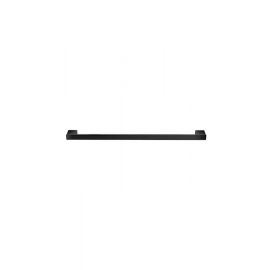 Sanco Agora Bathroom Rail 120604-60-M116 Wall Mounted with Screws 60x2.5cm Black Mat - Towel racks στο AFOI TOGIA