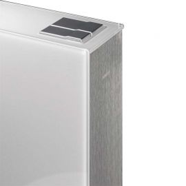 Wisa Glass Box 536-300 Built-in Glass Cistern Low Pressure Back White - Basins στο AFOI TOGIA