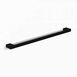 Langberger Series Bathroom Rail Mono Wall ​60x2cm Black - Towel racks στο AFOI TOGIA