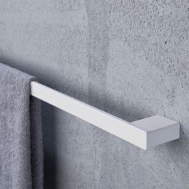 Langberger Series 123 Bathroom Rail Mono Wall Mounted White Matt - Towel racks στο AFOI TOGIA