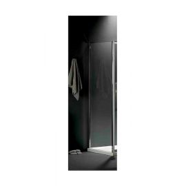 Devon Side Panel Inox Πλαϊνό Ντουζιέρας 80x200cm Clean Glass Βronze - Ελεύθερη τοποθέτηση στο AFOI TOGIA