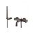 ​Armando Vicario Slim 500100-410 Bathtub Faucet Complete Set Black - Bathroom στο AFOI TOGIA