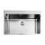Fortinox Squadro 29075 Ένθετος Νεροχύτης Inox Σατινέ 76x50.5cm Ασημί - Inox στο AFOI TOGIA