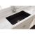 Bocchi Υποκαθήμενος Νεροχύτης Πορσελάνινος 81x48cm Black Matt - Γρανίτες στο AFOI TOGIA