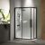 Devon Flow Corner Entry  90x90x195cm Clean Glass Black Matt - Καμπίνες στο AFOI TOGIA